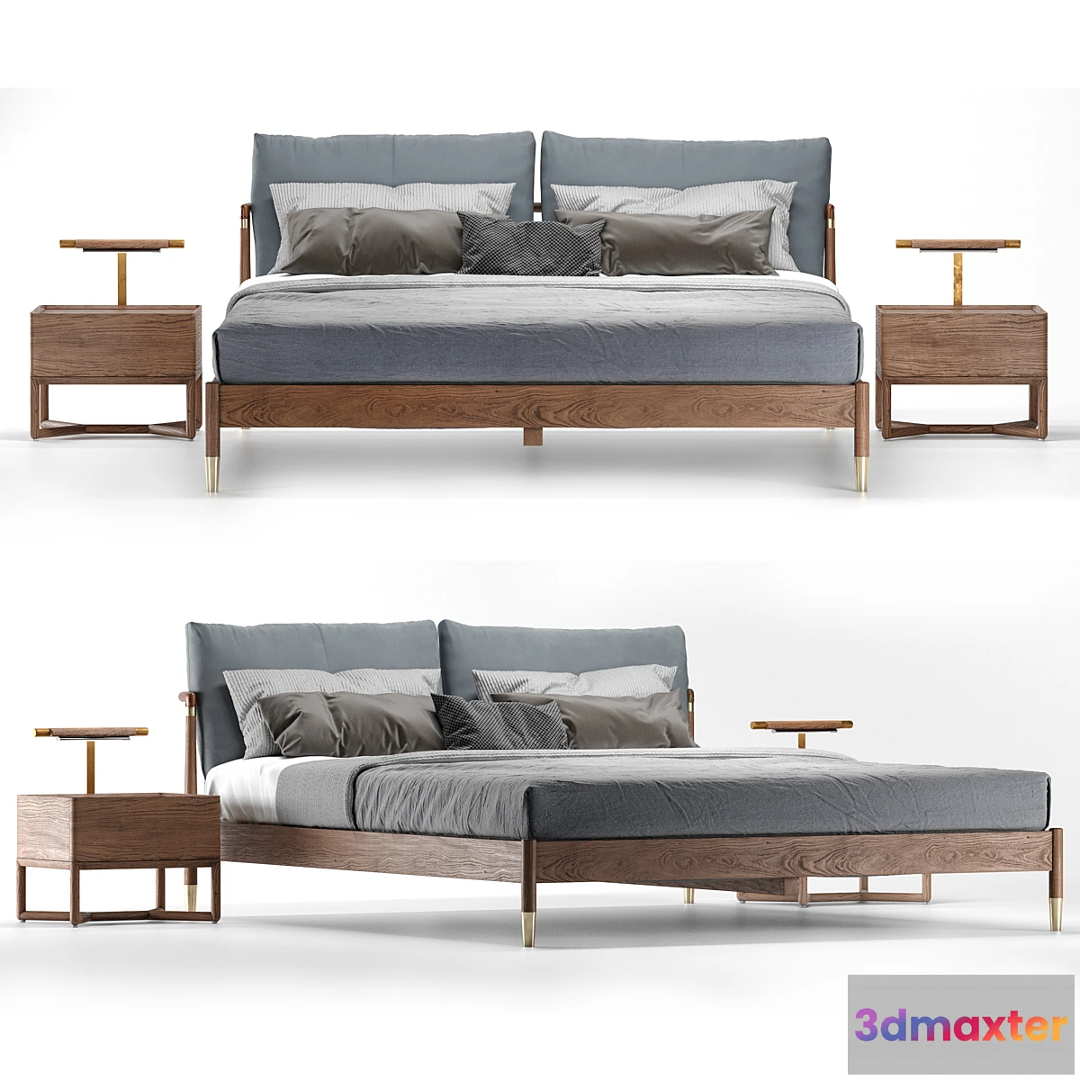 599213 - Scandinavian style bed