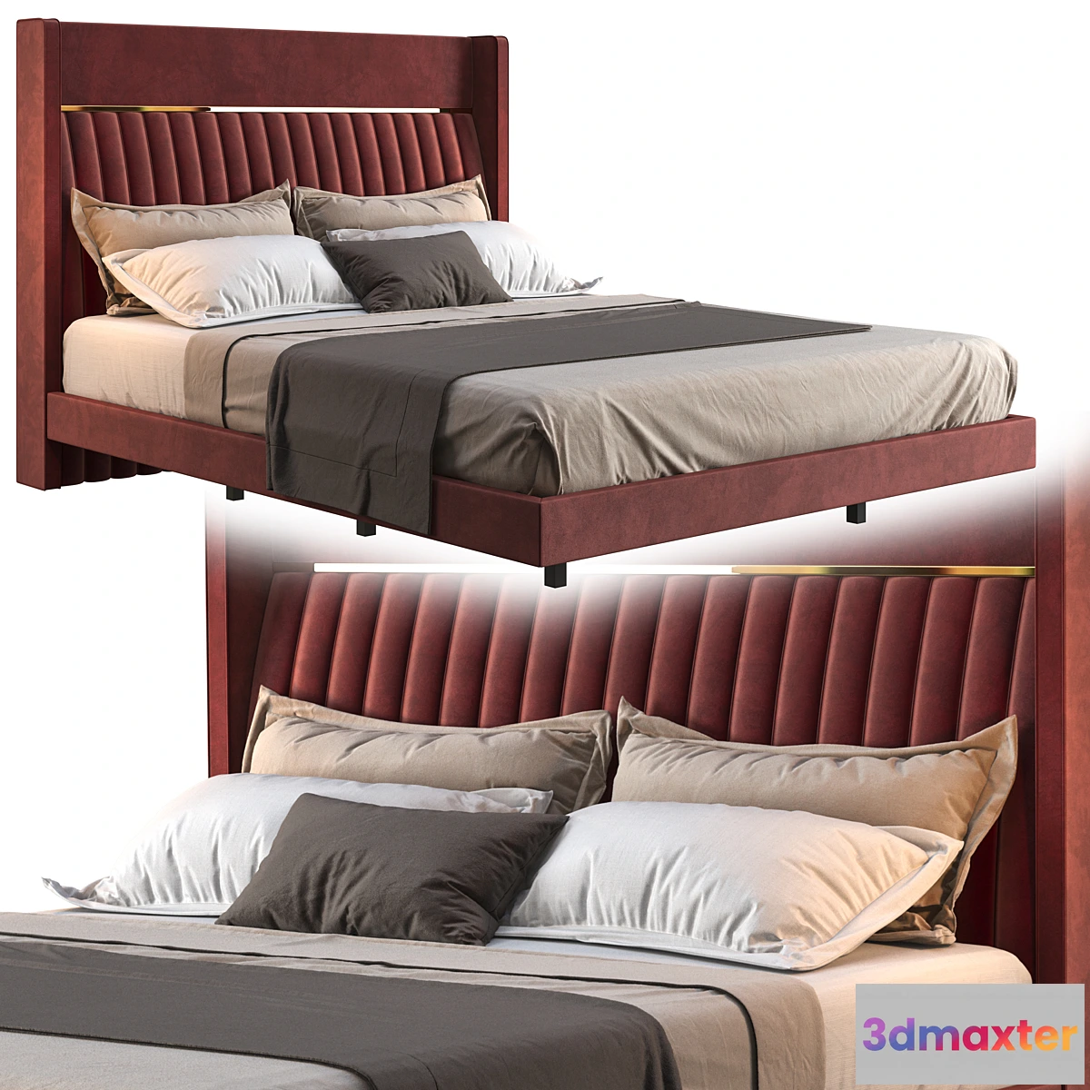 599259 - Bed domkapa bardot