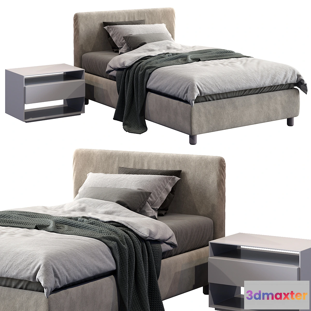 599293 - Flou bed notturno