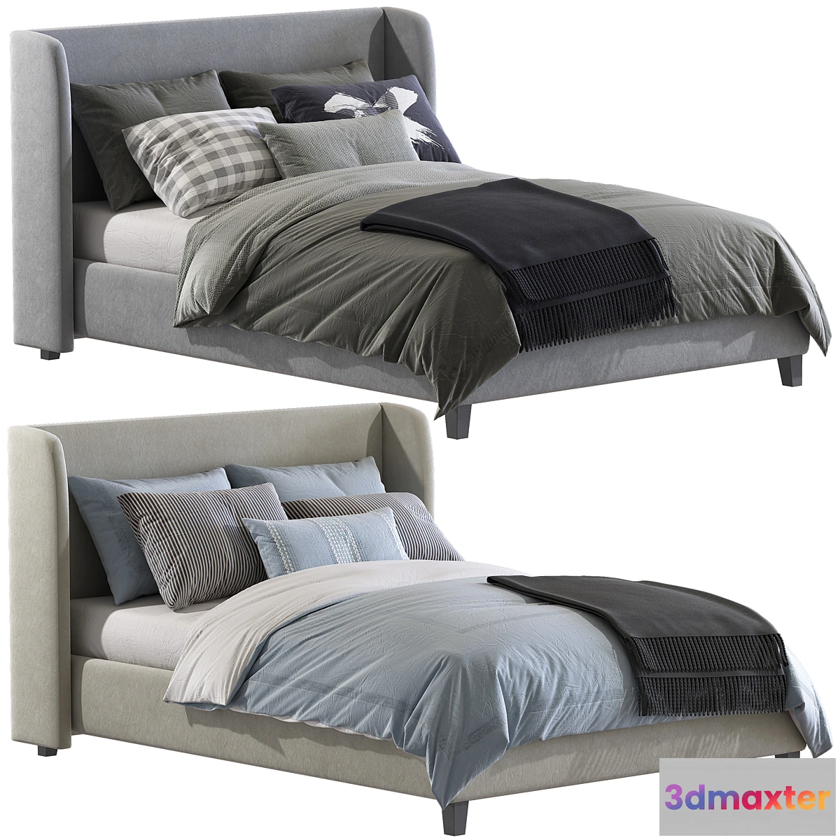 599497 - Bed Norbrook Upholstered Low Profile Standard Bed