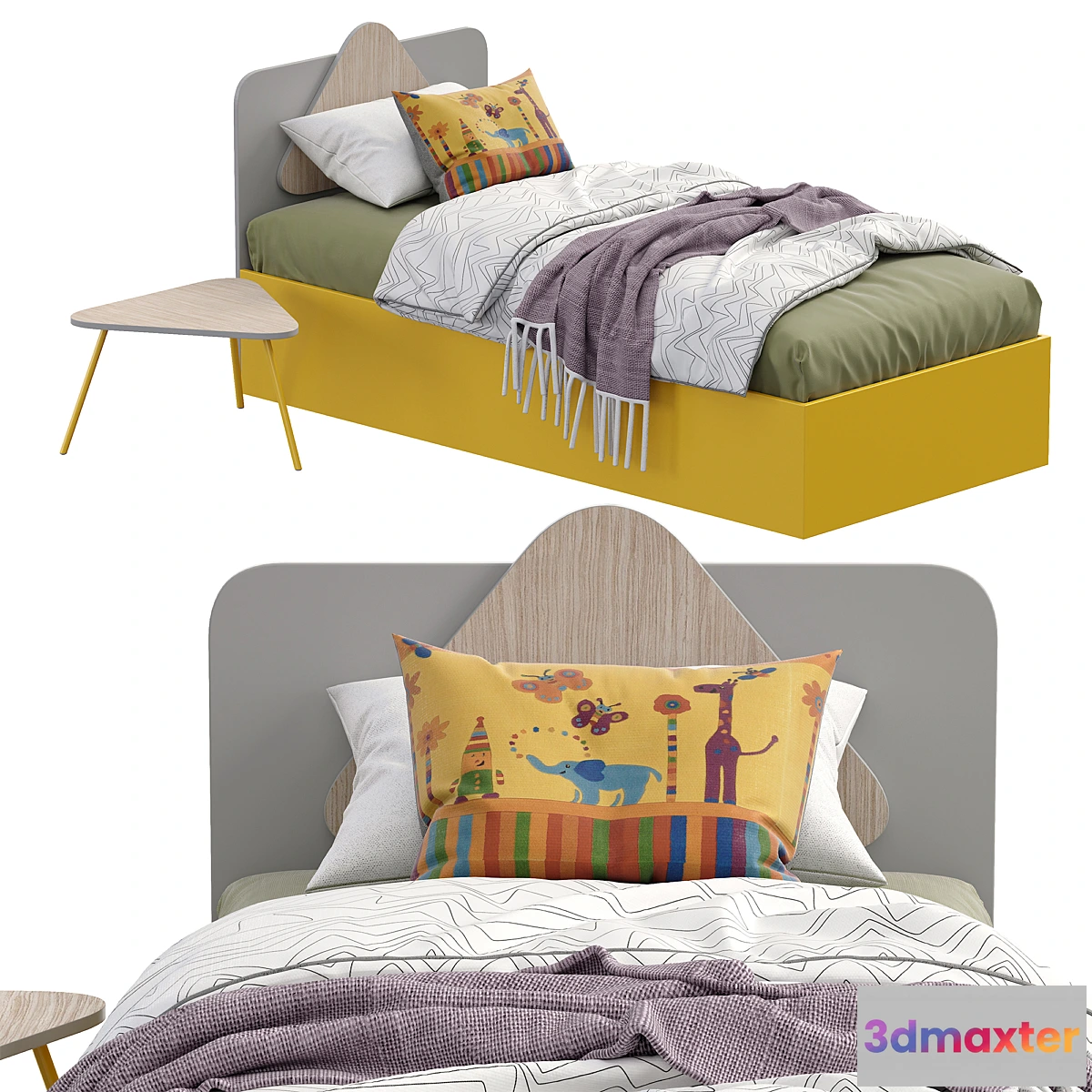 599539 - TRIO SINGLE BED 2 by Nidi