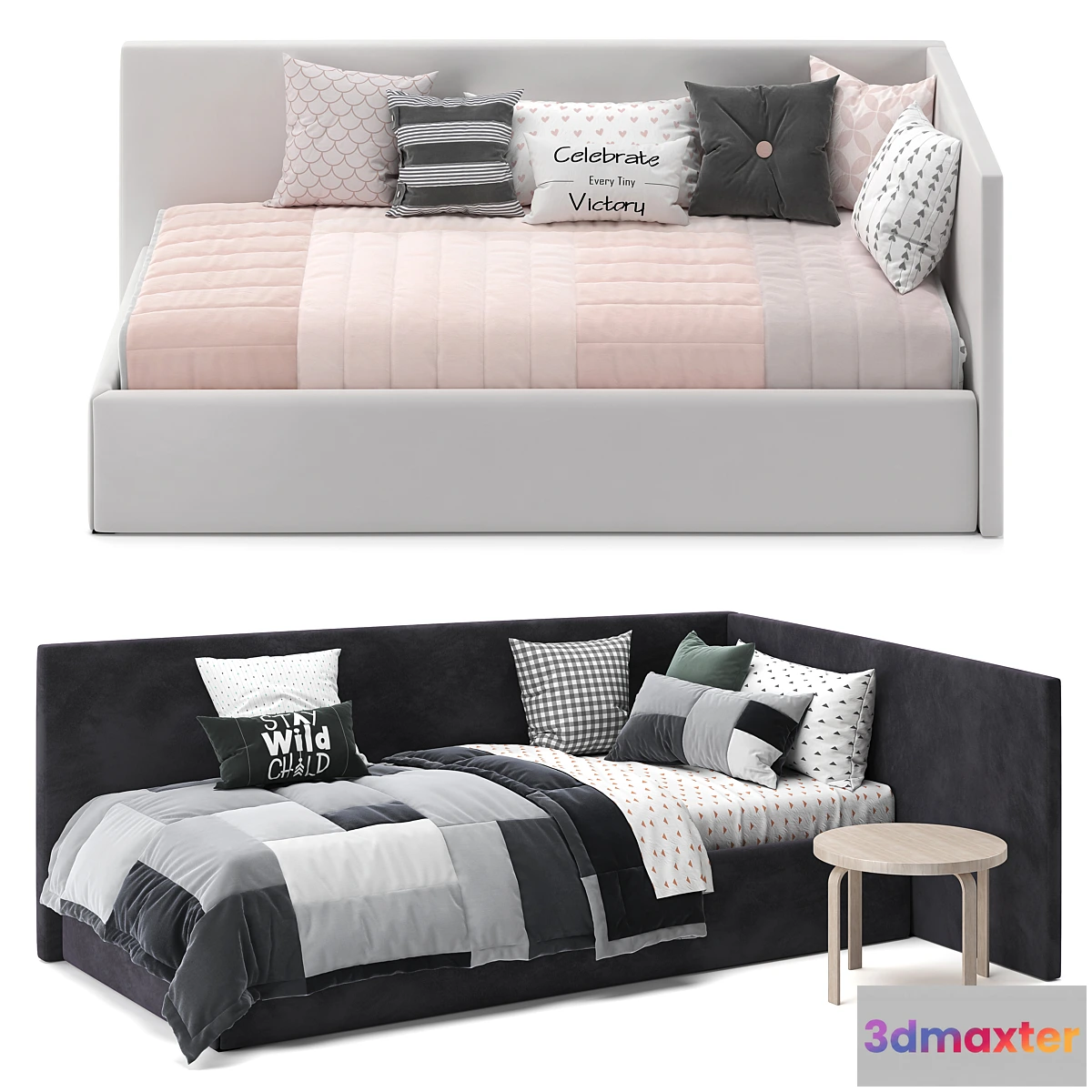 599545 - WoodNotes Corner Bed