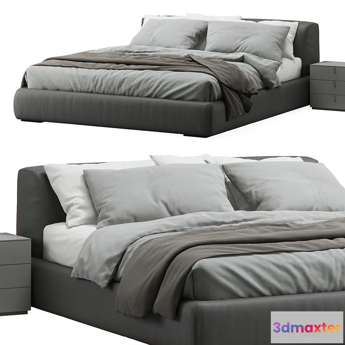 599569 - Bolton Bed by Poliform