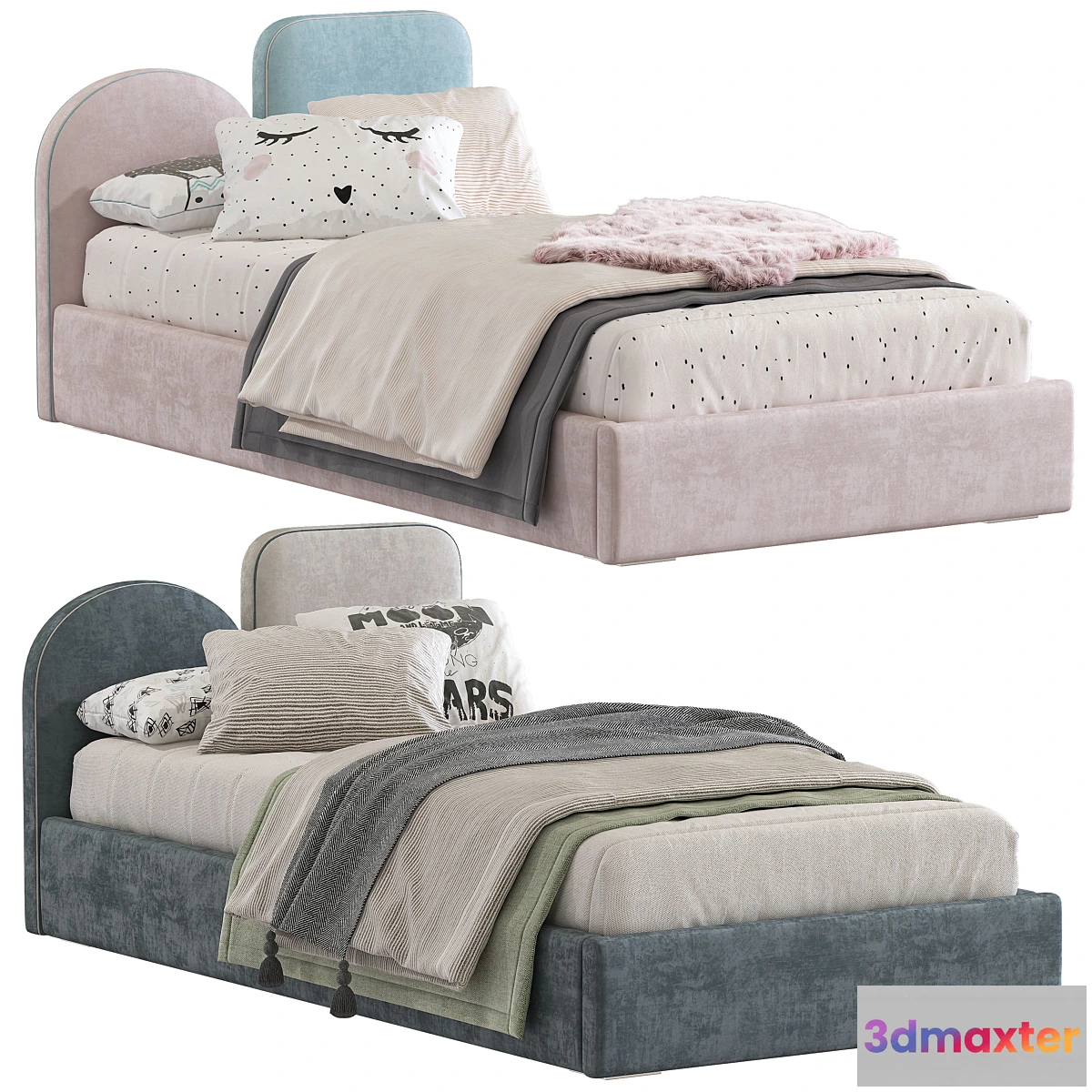 599941 - Bed with upholstered headboard 267