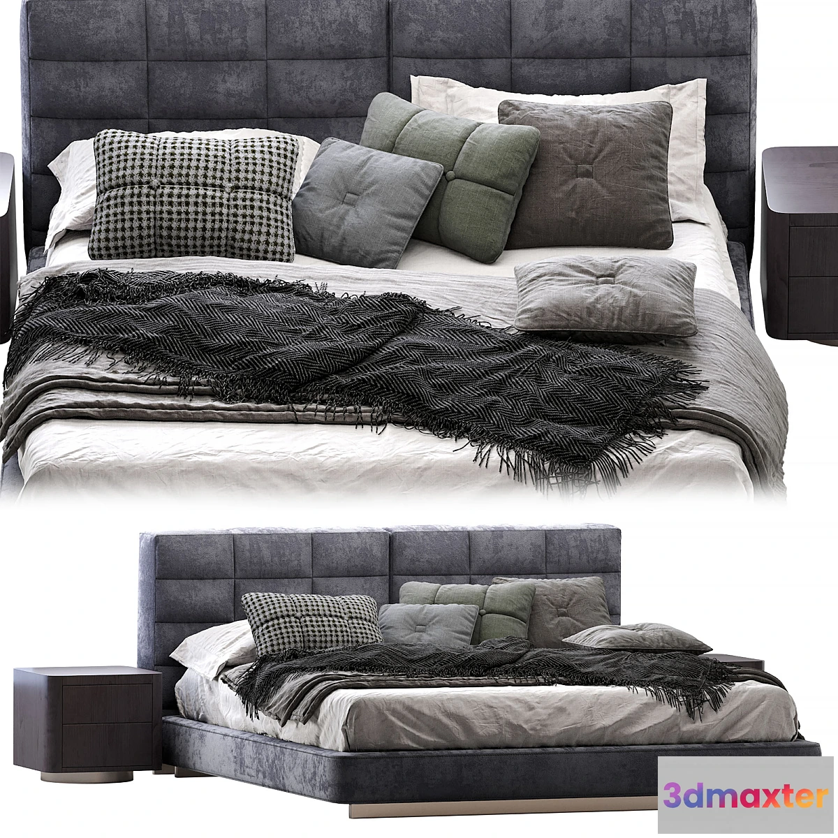 600411 - Minotti - Lawrence Bed 2