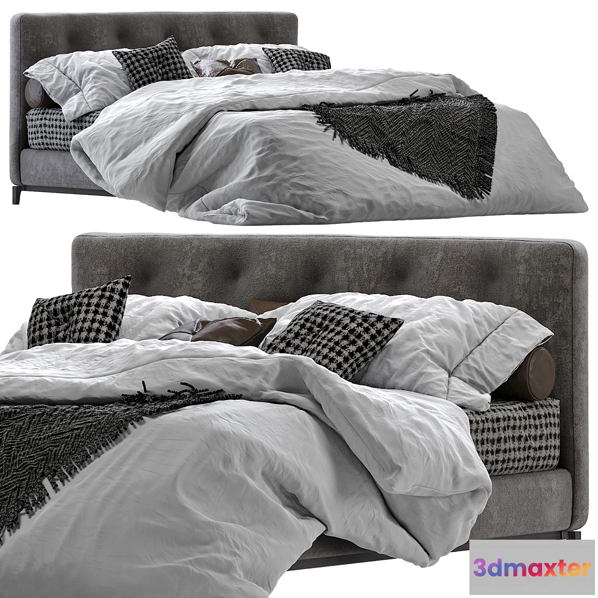 600431 - Minotti -Andersen Bed “Quilt”