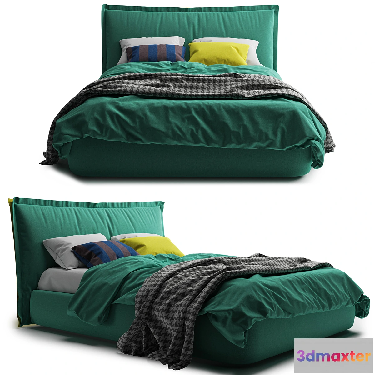 600445 - Bed Bolzan Letti Handsome Big