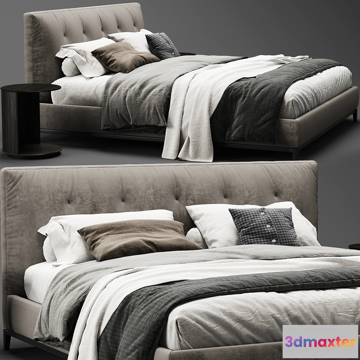 600463 - Minotti andersen quilt bed - No.4