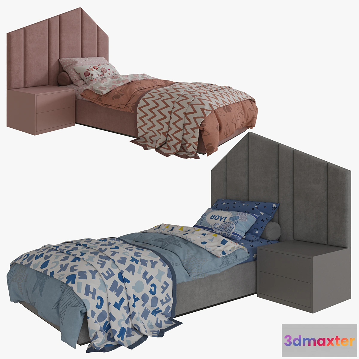 600581 - Single Beds 01 GIRLS and BOY