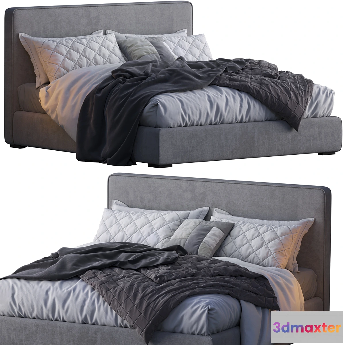 600587 - Meridiani Bed Stone Plus