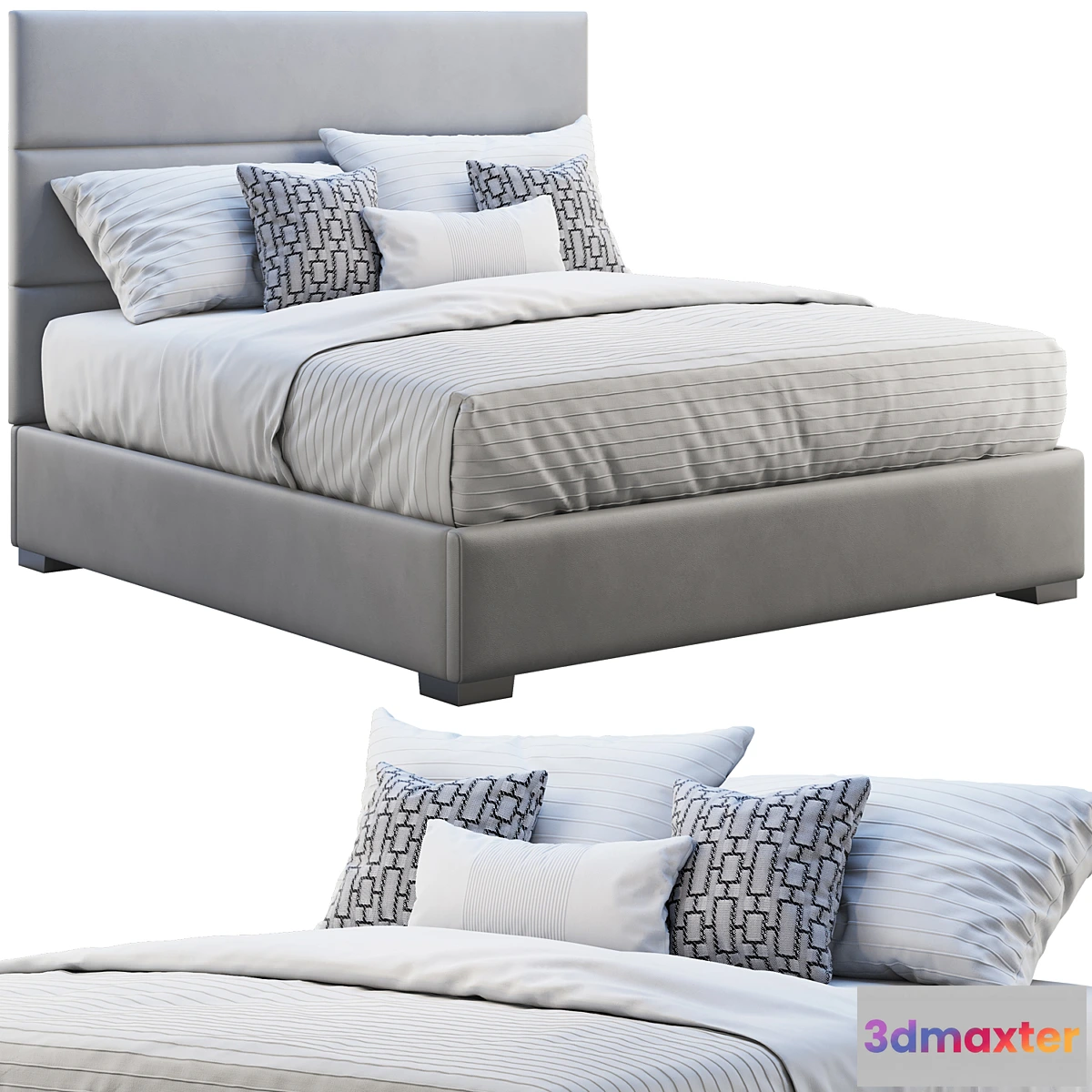 600591 - Custom modern platform bed