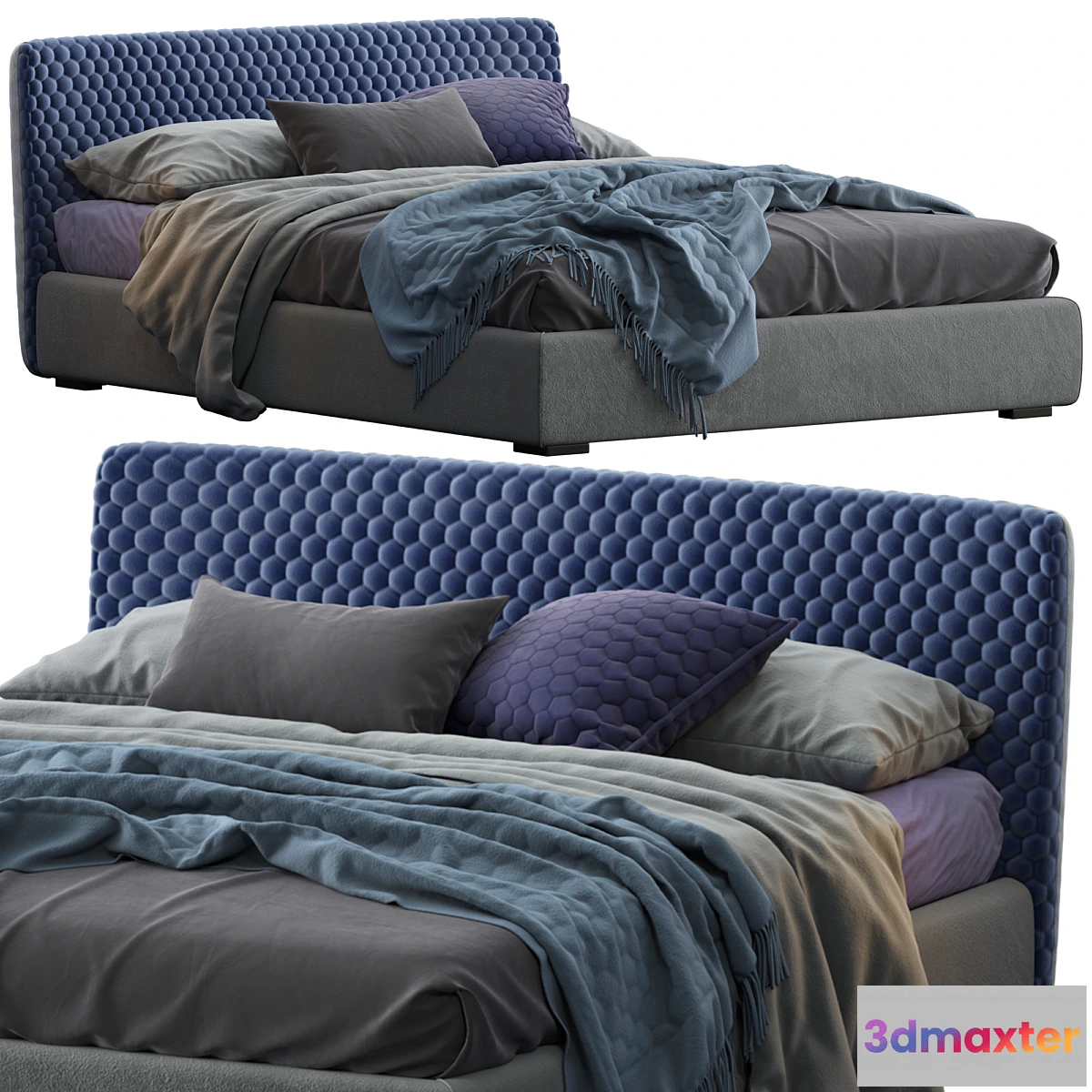 600593 - Bolzan Bed COROLLE BOX