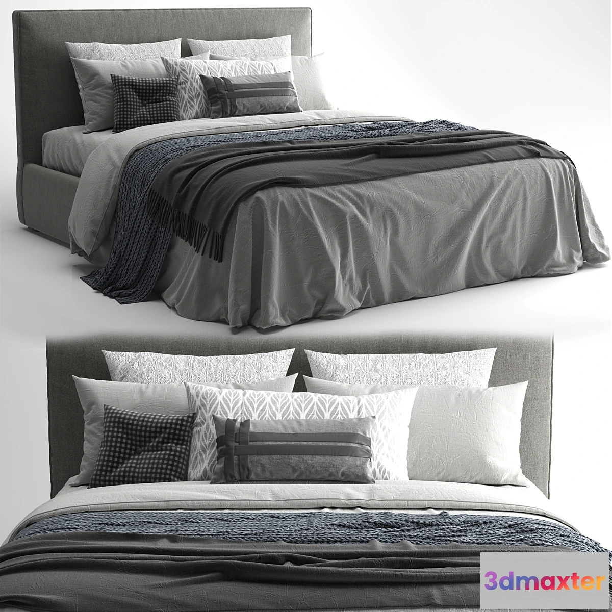 600601 - Bed stone plus meridiani