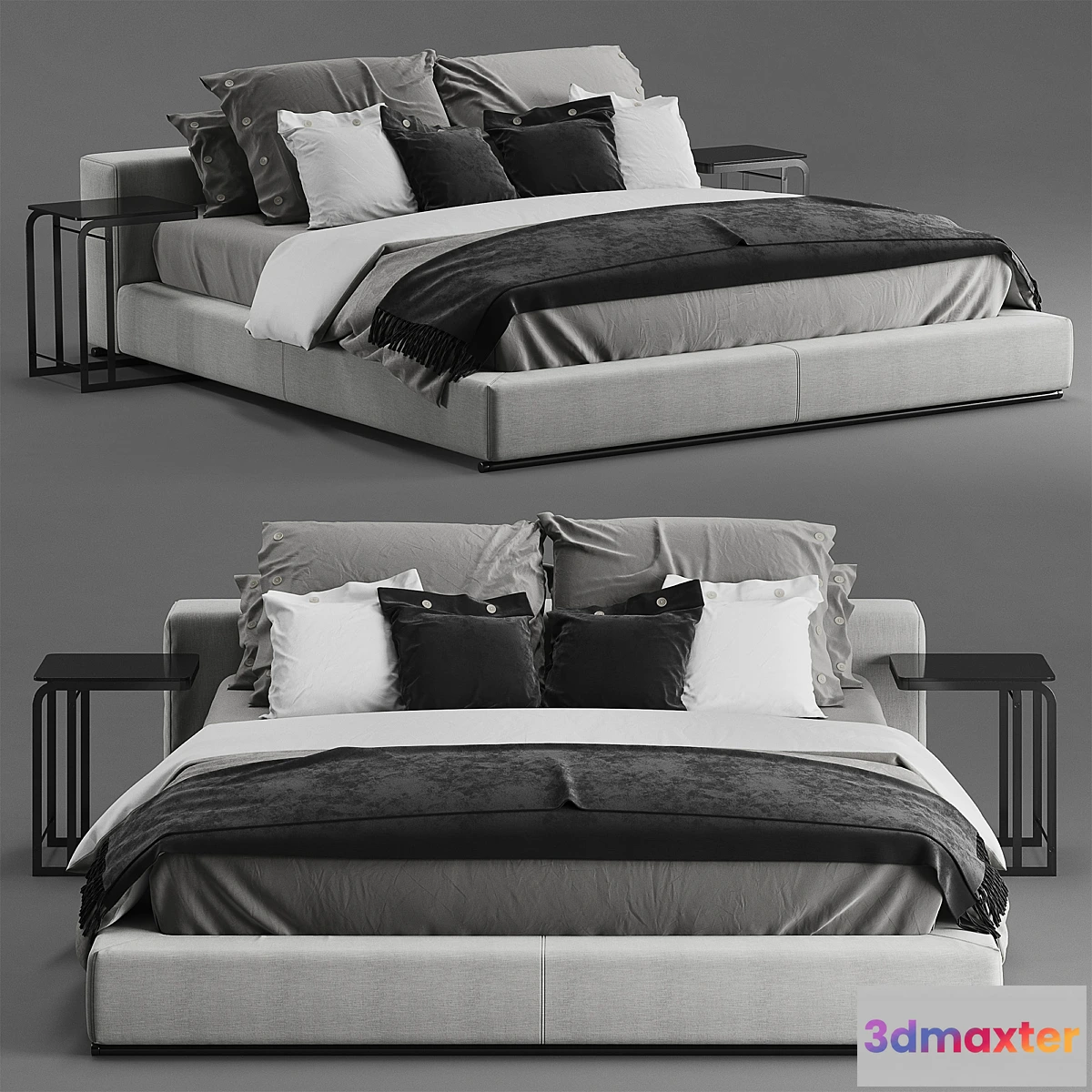 600661 - Flexform Groundpiece bed