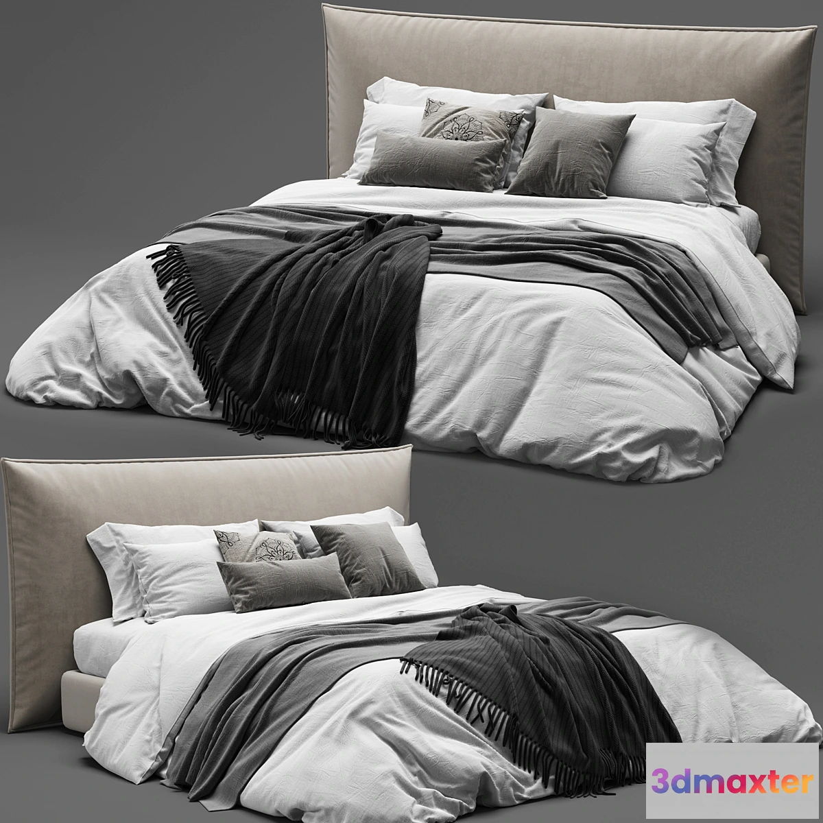 600743 - BoConcept Gent Bed - Scandinavian Set