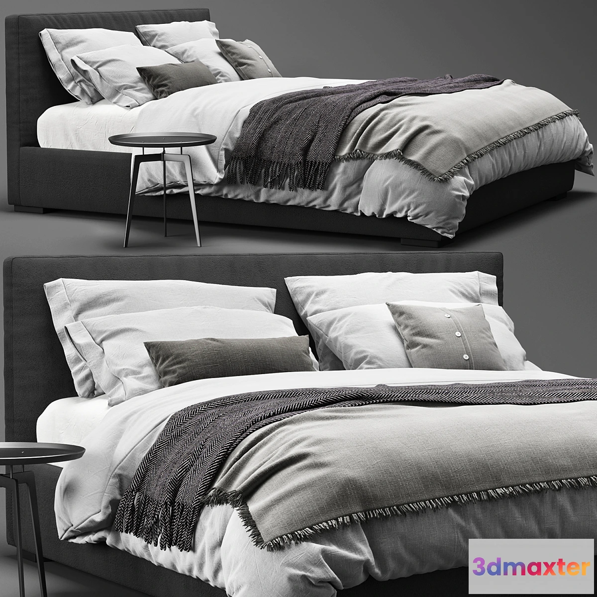 600789 - Meridiani Stone Plus Bed - No.2