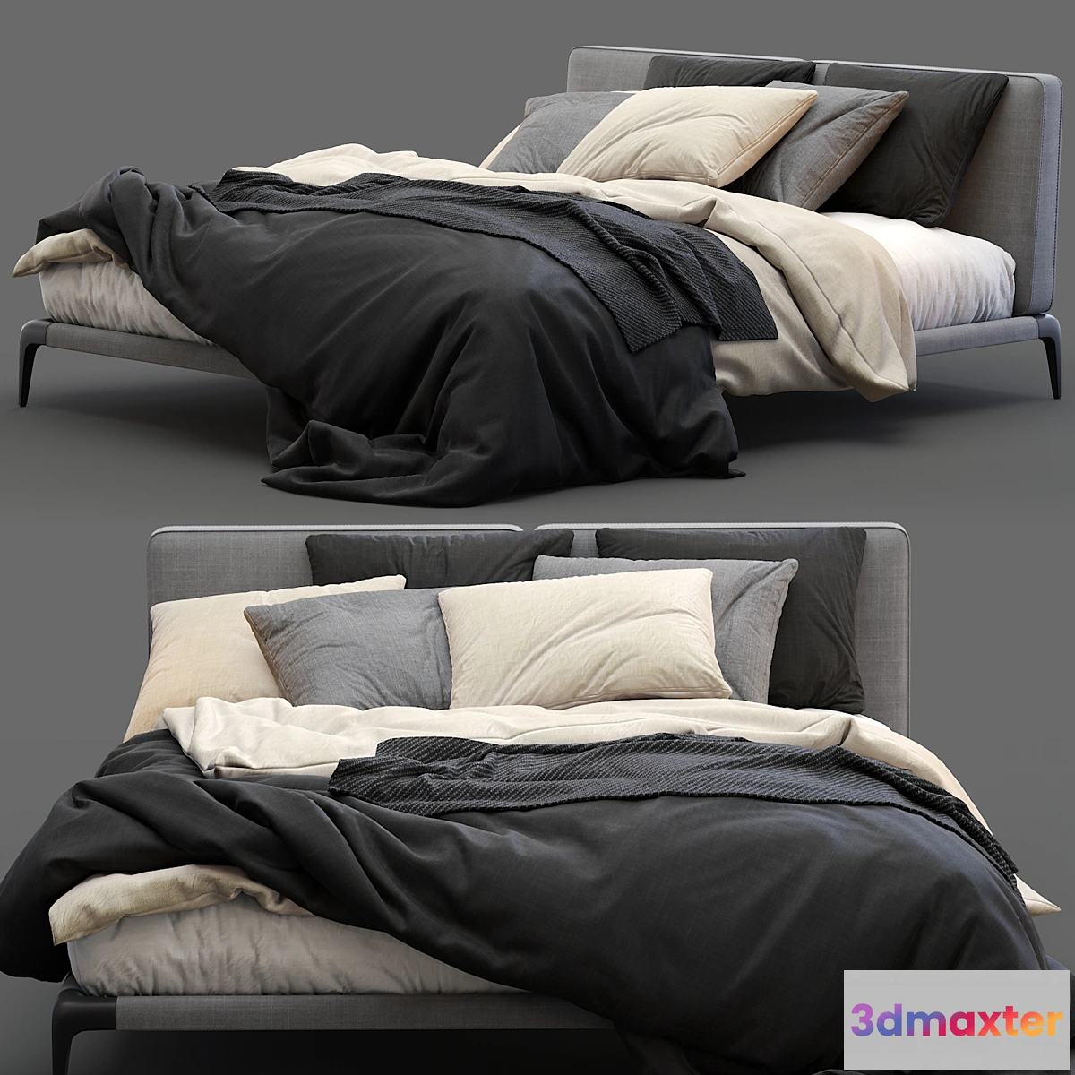 600869 - Poliform Bed Park Uno