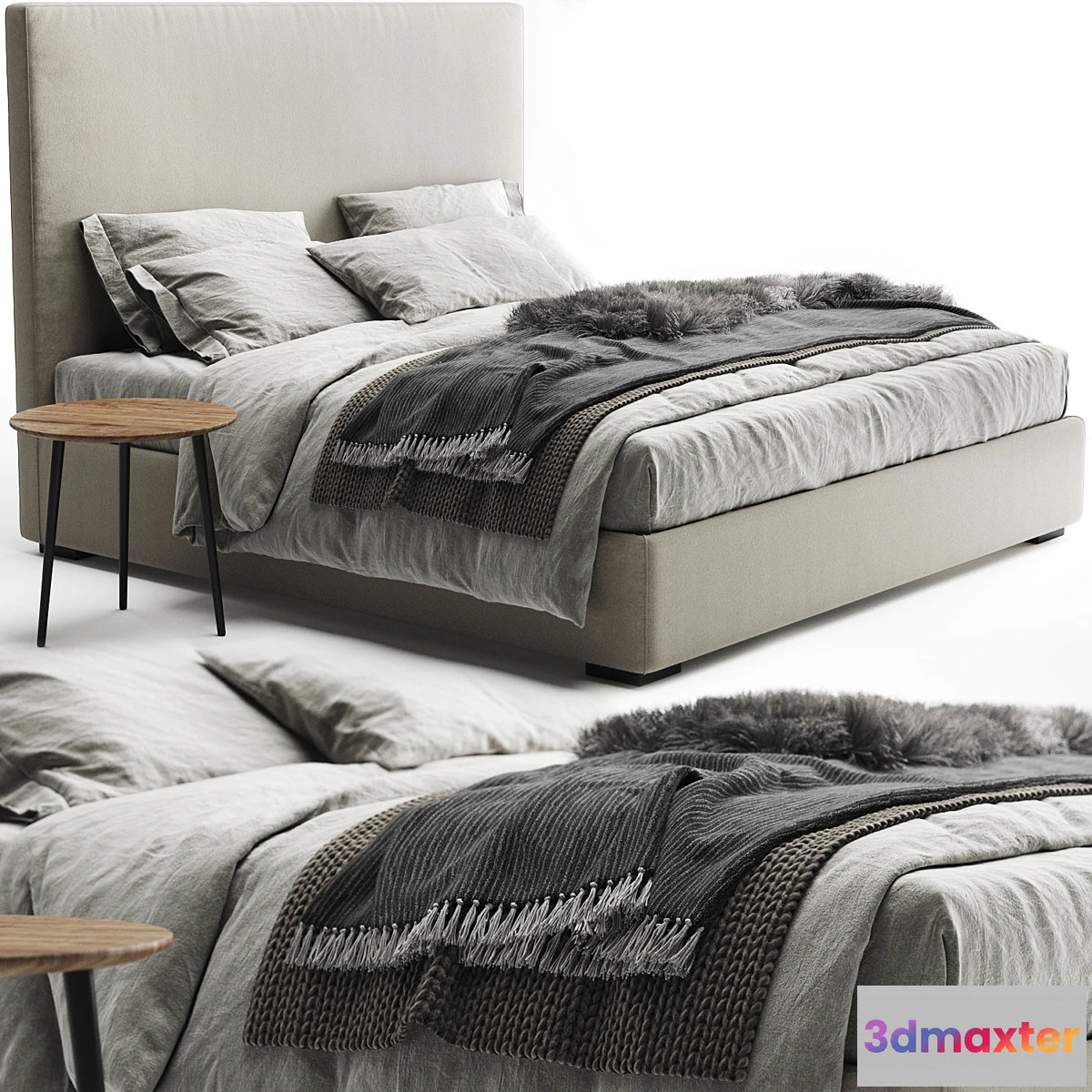 600947 - Meridiani Bardo Due Bed