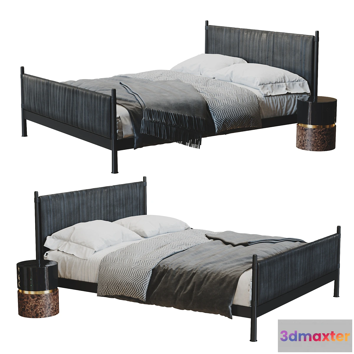 600959 - BAKER - CAGED KING BED