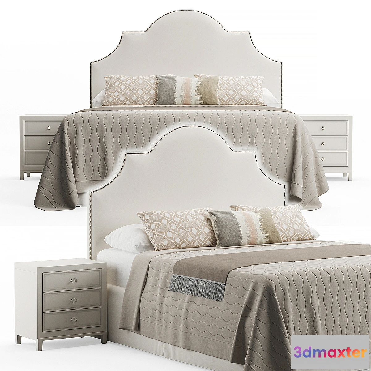 600981 - Rowe Bedroom King Headboard Bed