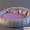 621837 - Round bed F3682