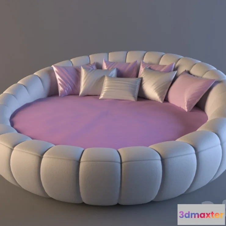 621837 - Round bed F3682
