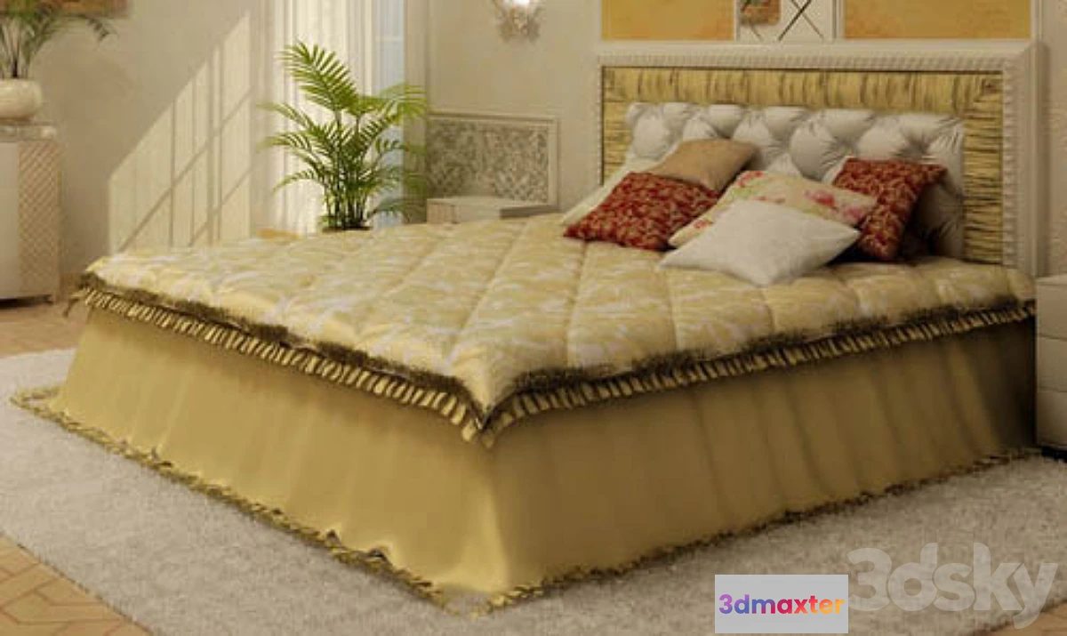 623775 - Bed in the classic style