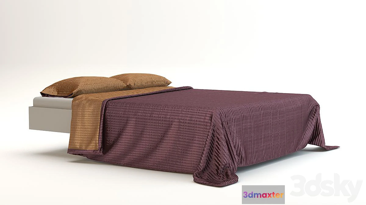 623957 - Bedspread and pillows “max purple”