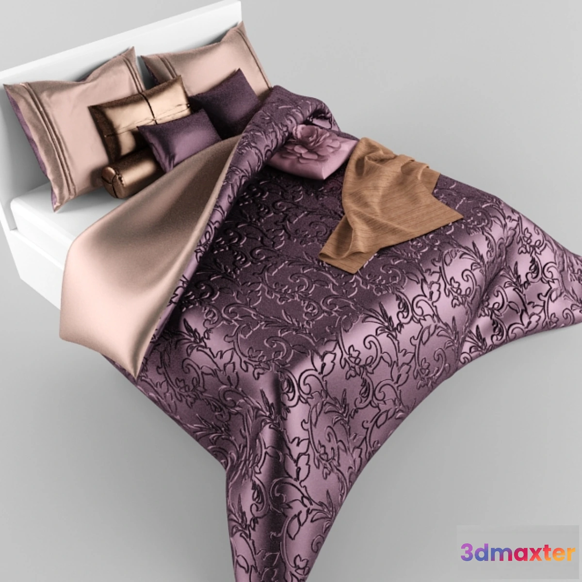 623963 - bedspread with pillows