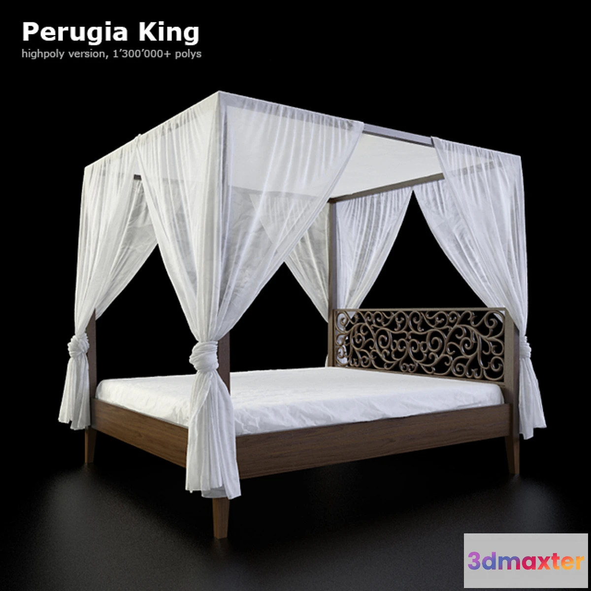 624281 - Canopy bed Perugia King