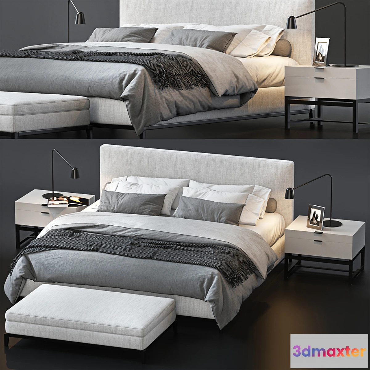 624385 - BED BY MINOTTI 5