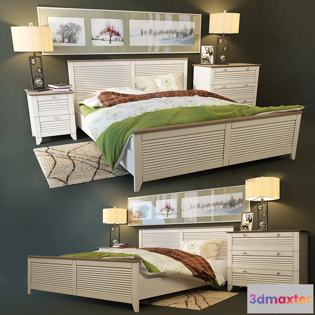 624415 - The Riviera bed. Hoff.