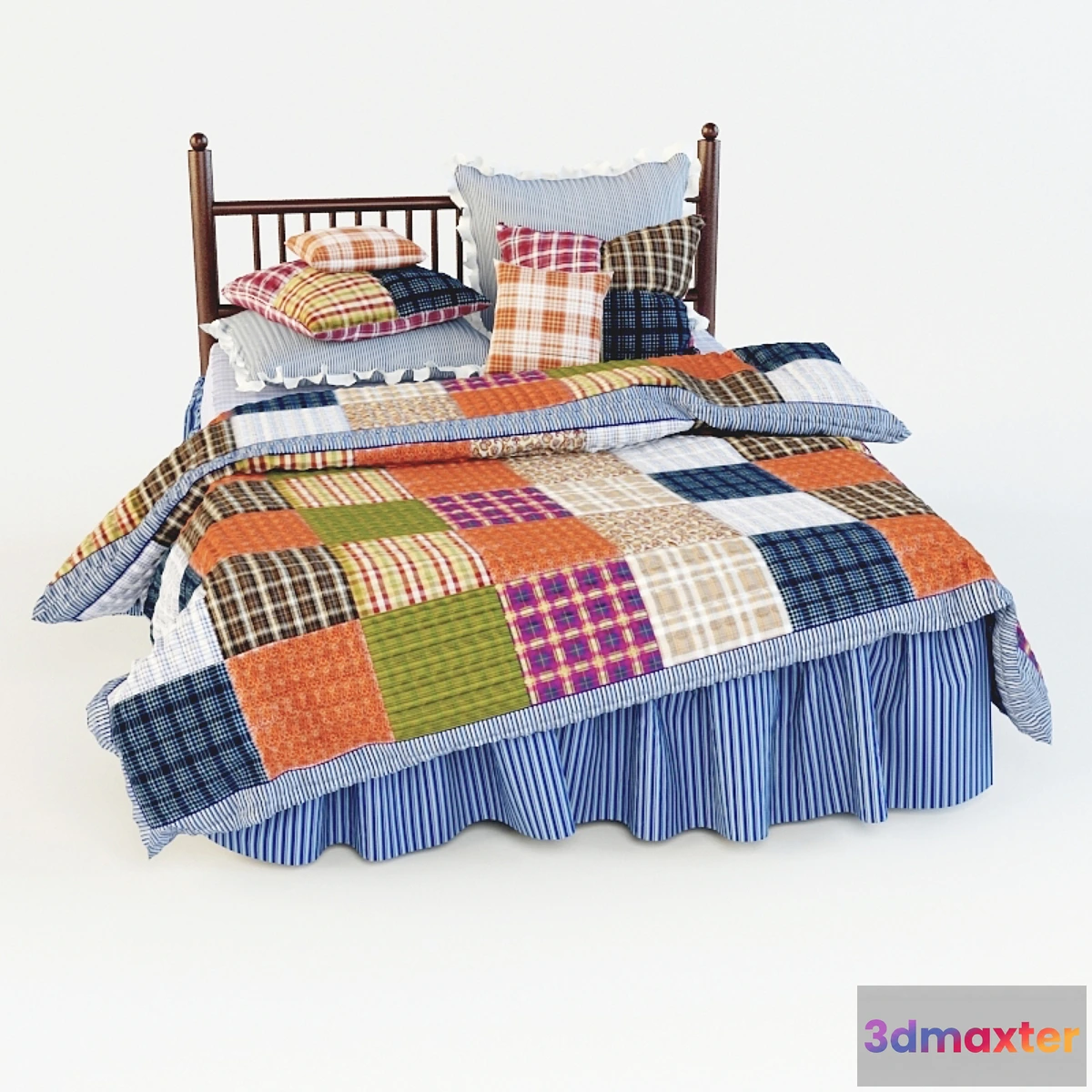 624993 - Patchwork Bed