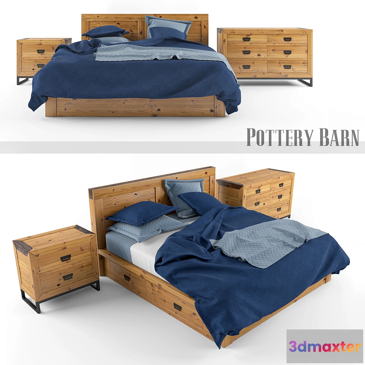 625011 - Pottery Barn hendrix bed set