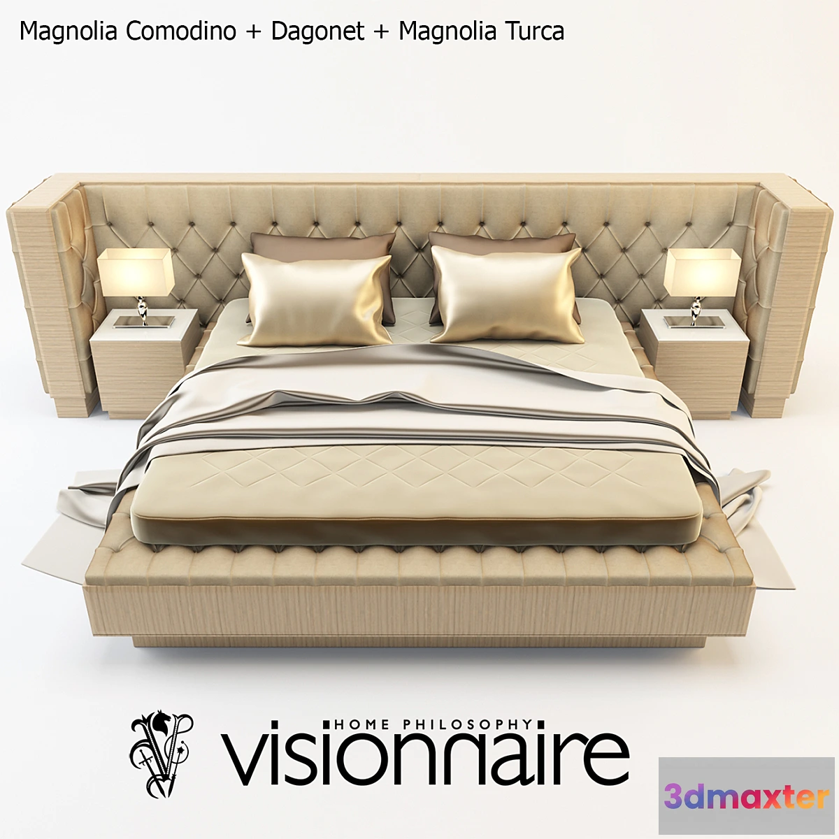 631927 - Magnolia Comodino + Dagonet + Magnolia Turca