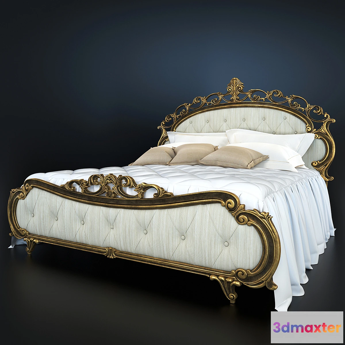 632095 - Bed Treci Cecchini Victoria Stucco