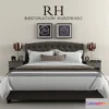 636615 - Restoration Hardware Warner Tufted bed - No.3