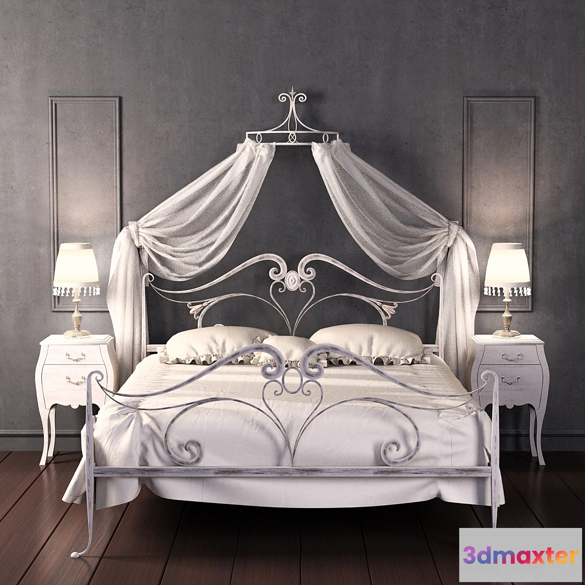 636783 - (for the competition) Canopy bed Giusti Portos DUCALE