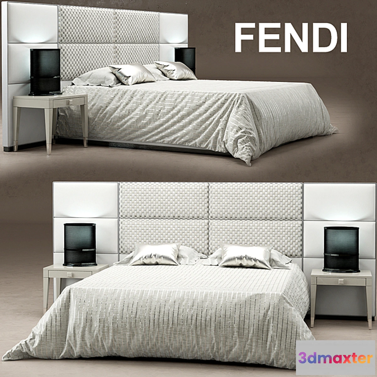 639871 - Bed Regent bed Fendi Casa