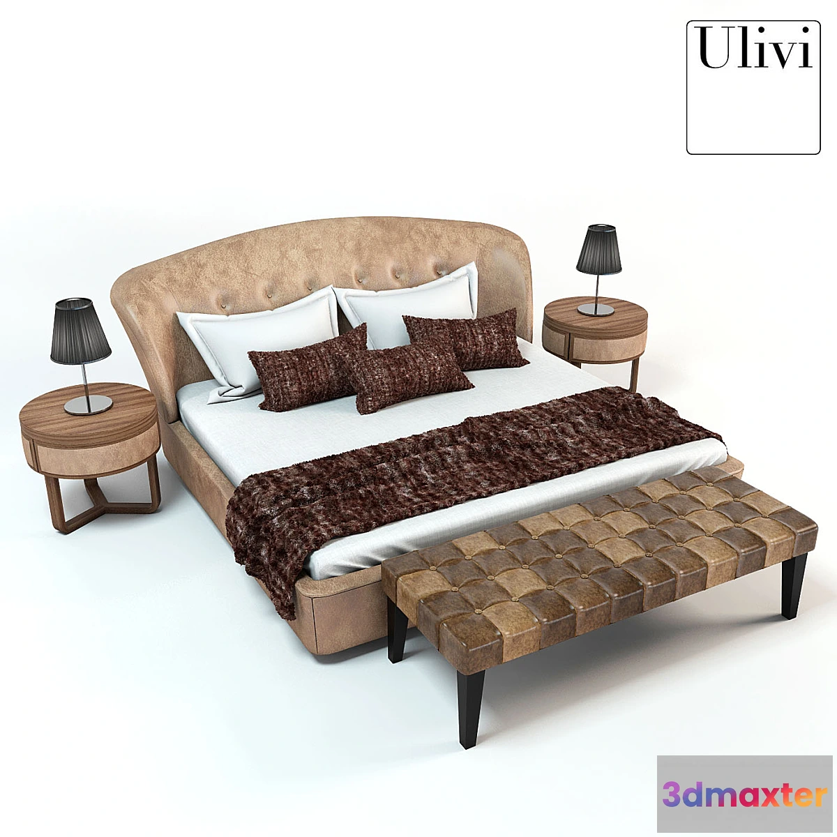 639955 - Bed Sally _ Ulivi