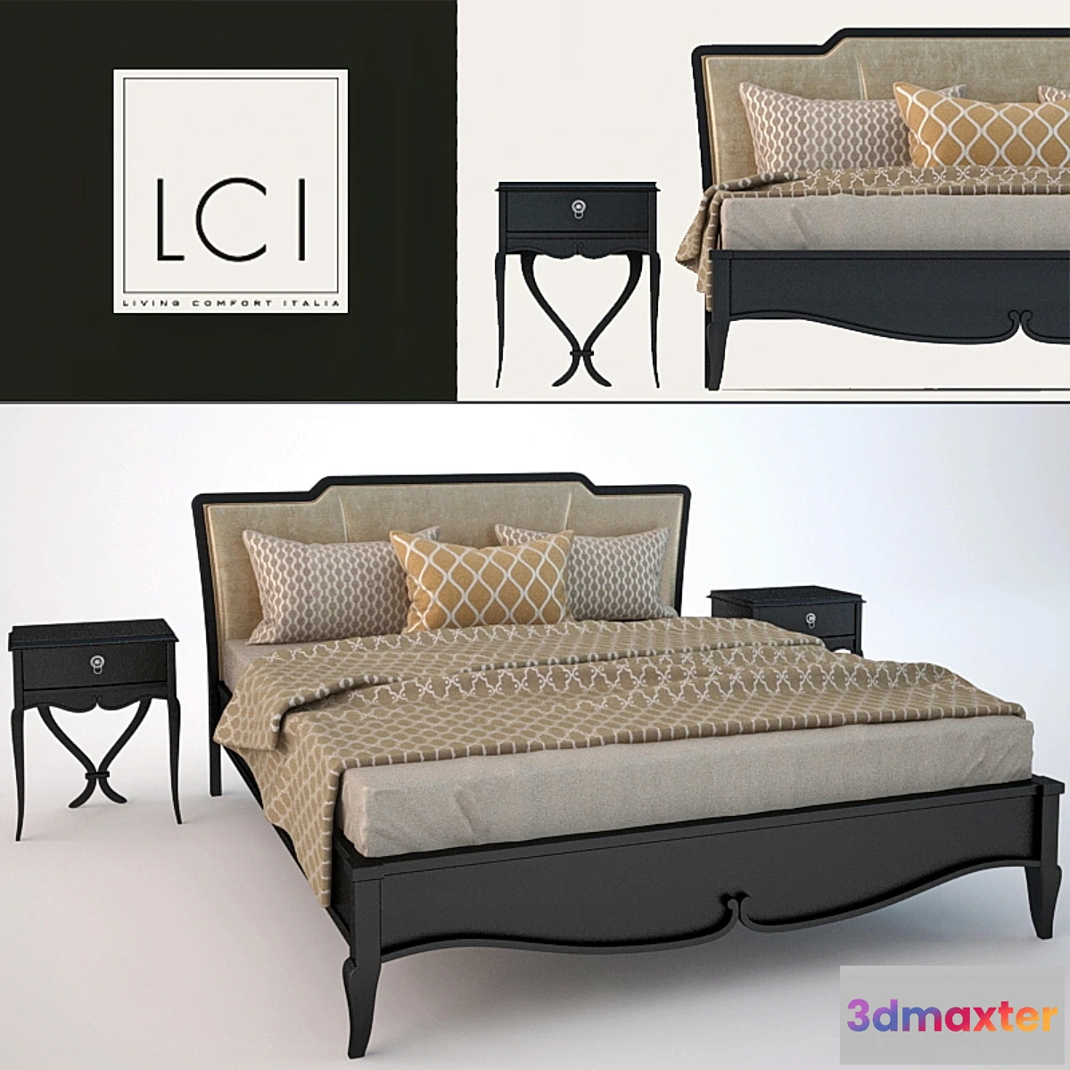 639985 - Bed with bedside table LCI - No.2