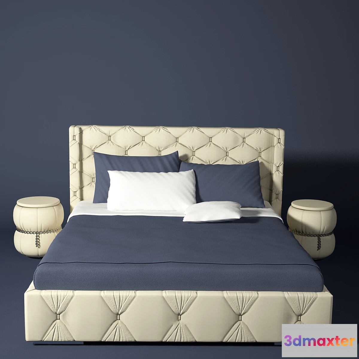 640019 - Bed and bedside tables Target point Capri