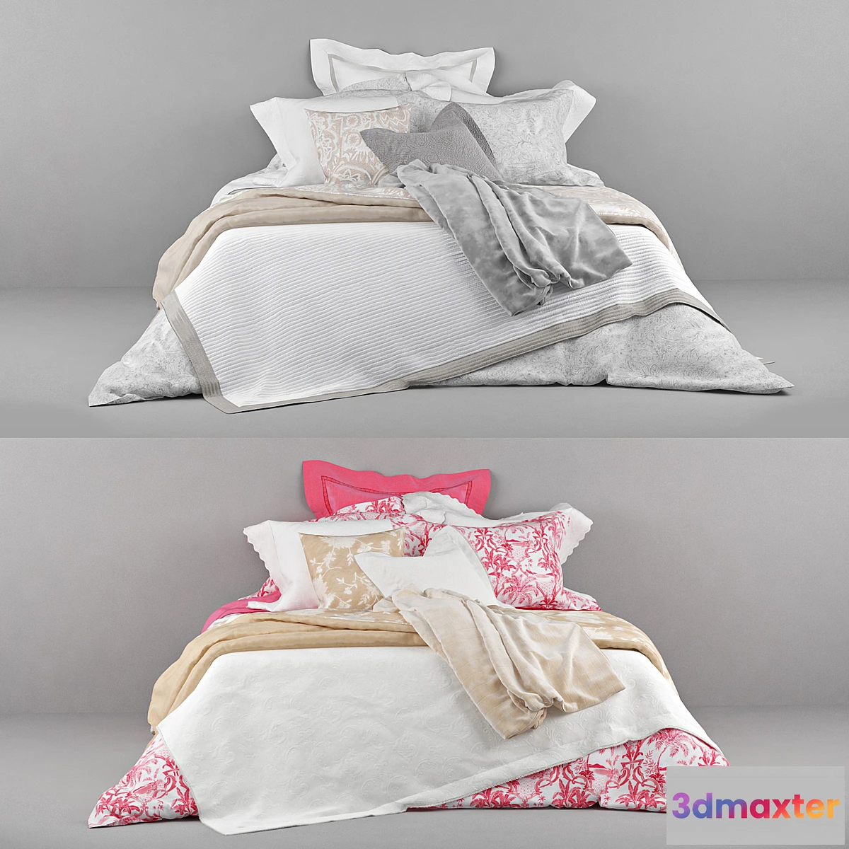 645969 - Linen Zara Home (red and gold _ gray)