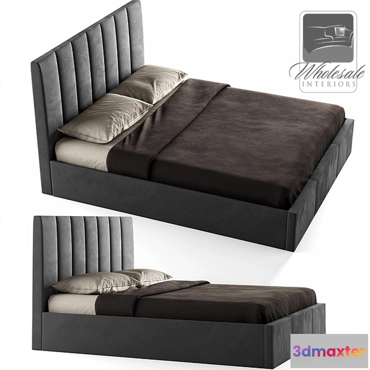 646145 - Templemore Queen Upholstered Panel Bed