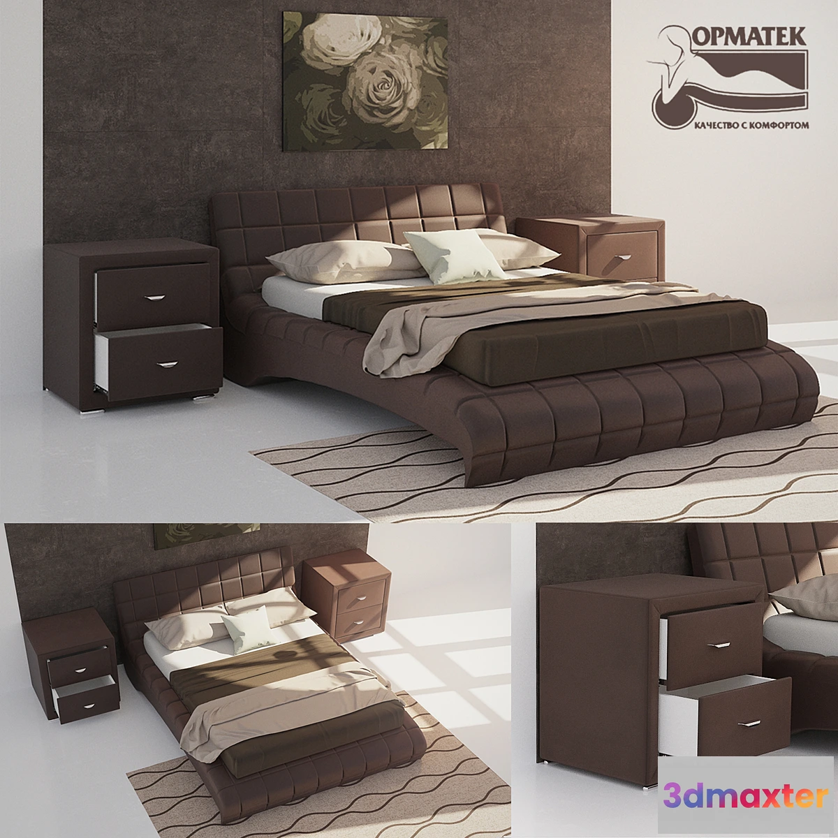 650451 - Bed NUVOLA 1 stone ORMA SOFT 2