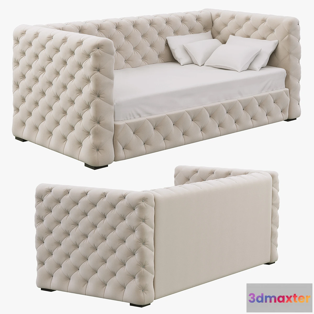 652499 - Restoration Hardware Tribeca Tufted Daybed