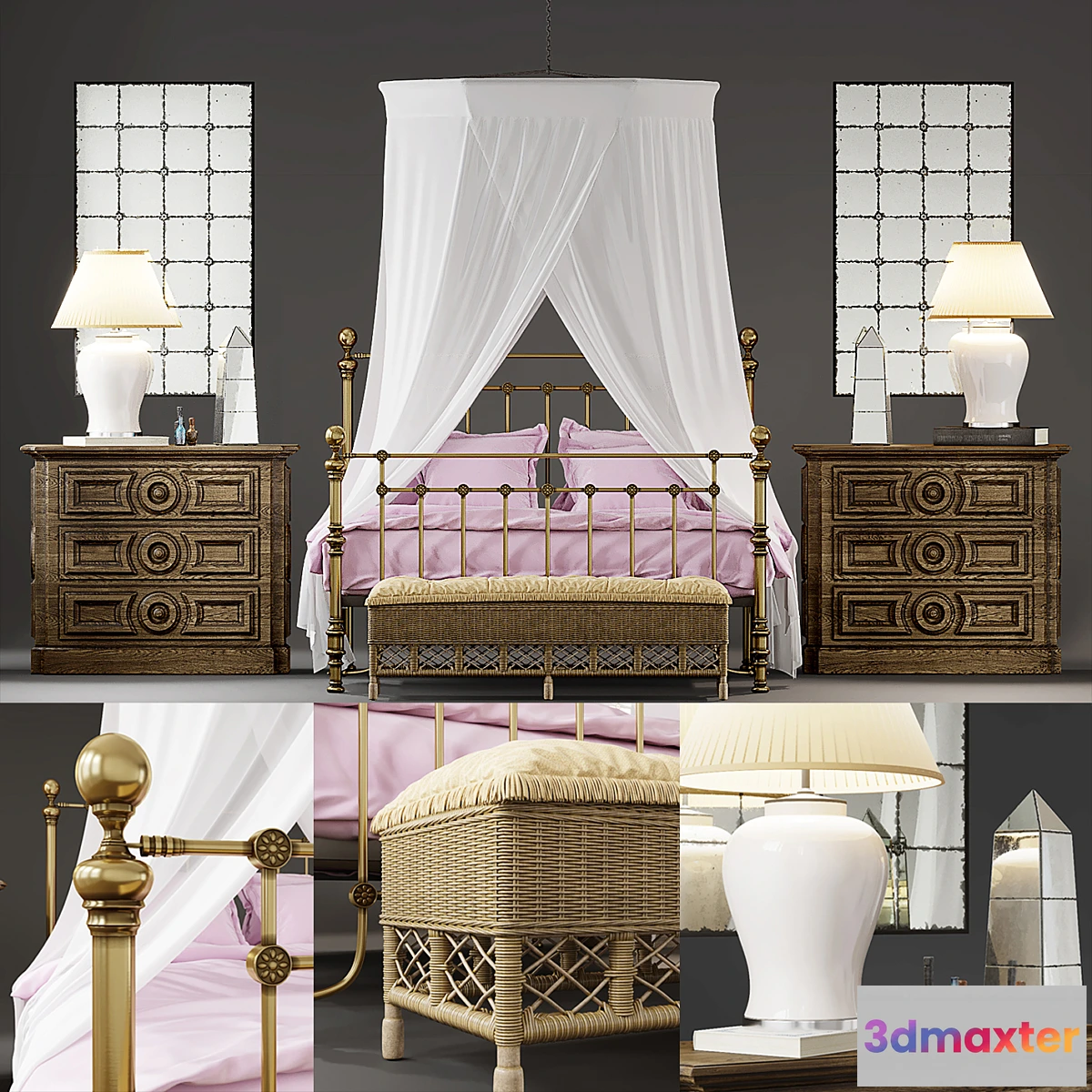 655341 - Eichholtz bedset in provence style - No.2