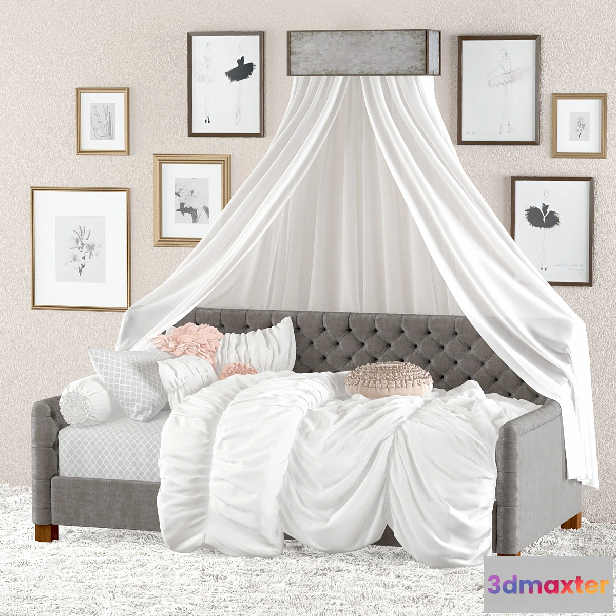 656501 - Devyn Tufted Velvet Daybed  Restoration Hardware