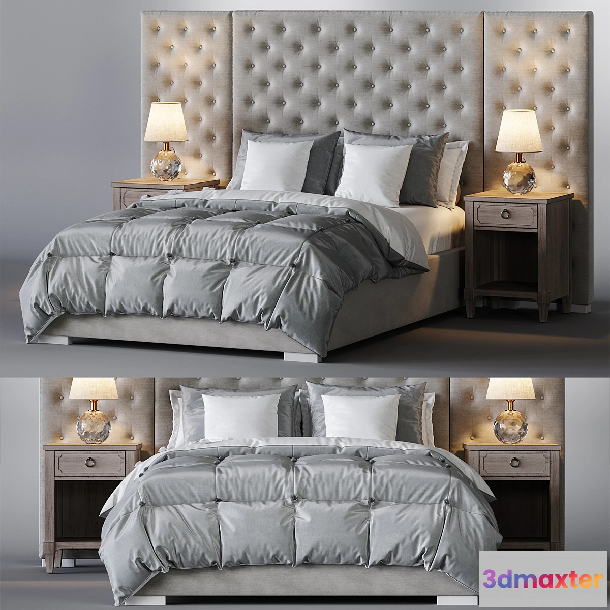 658141 - Restoration Hardware _ Edie Tufted Bed Collection