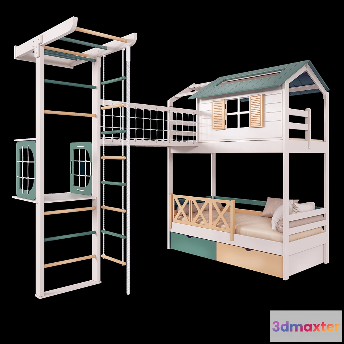 660185 - Baby bed and playground
